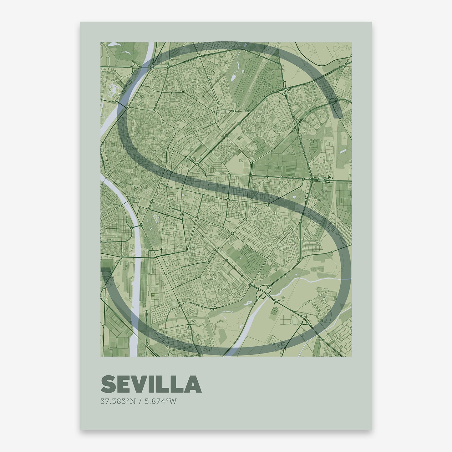 Sevilla Map V07 Kyoto / No Frame / No