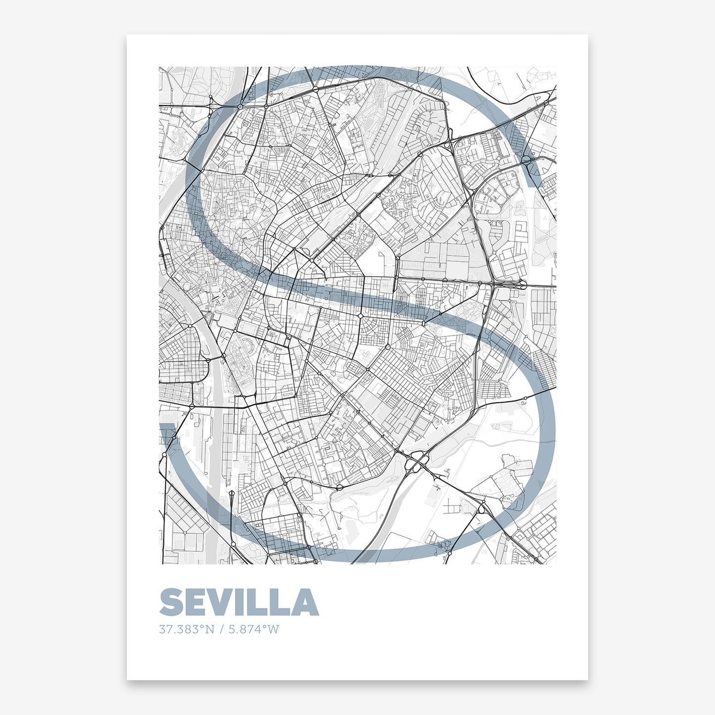 Sevilla Map V07 Urban / No Frame / No