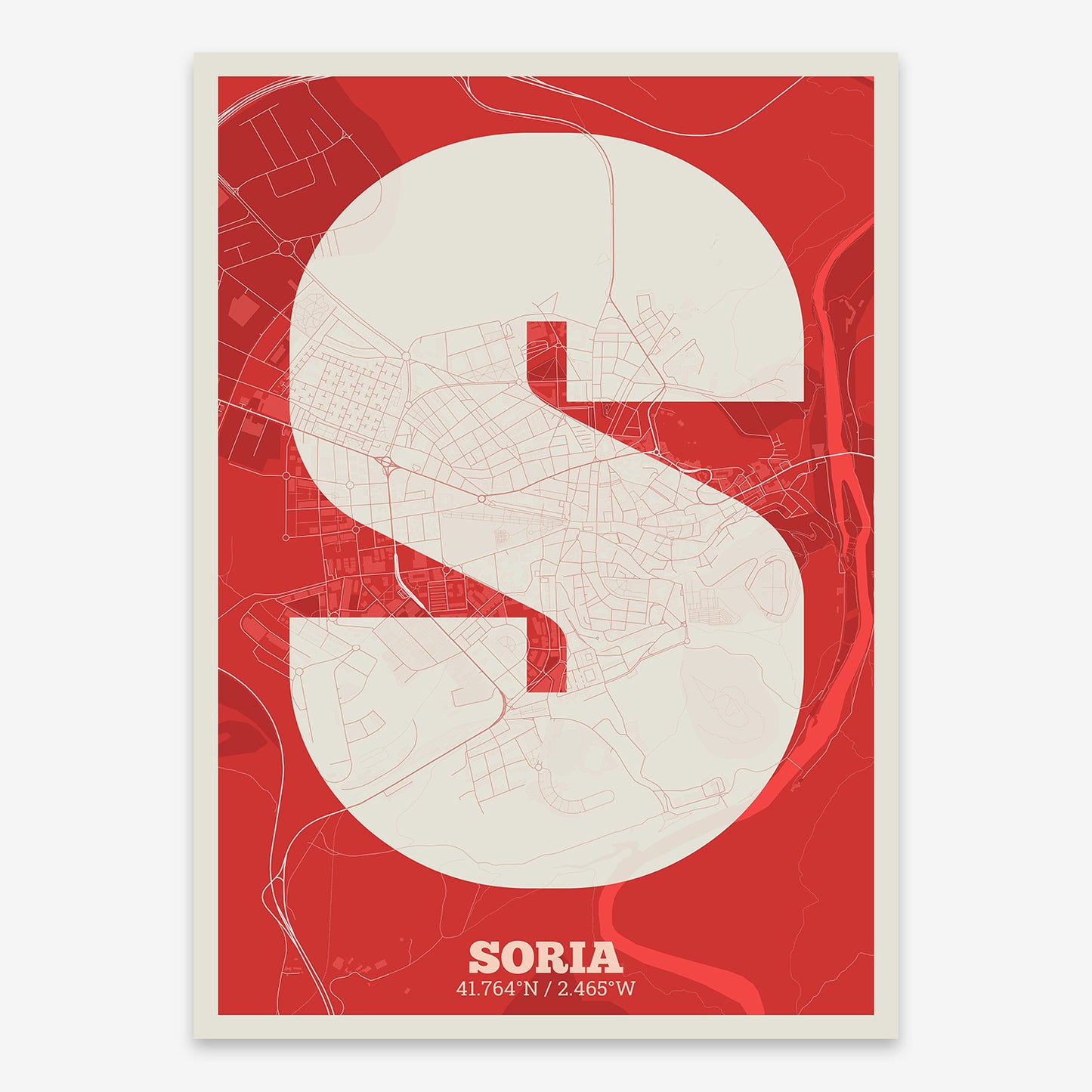 Soria Map V02 Boho / Frame / Yes