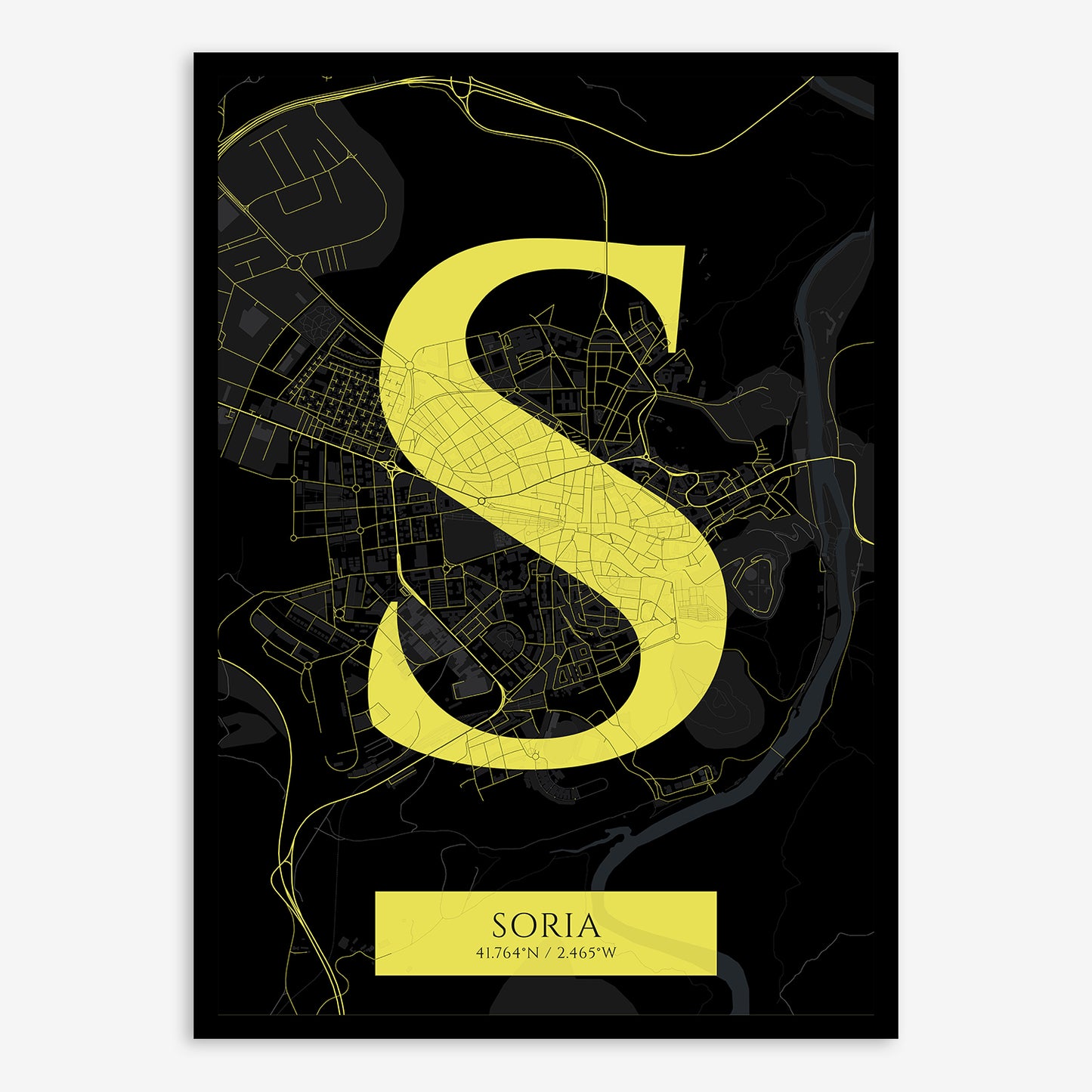 Soria Map V06 Night / Frame / No