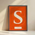 Elegant print of Soria – Minimalist and sophisticated poster