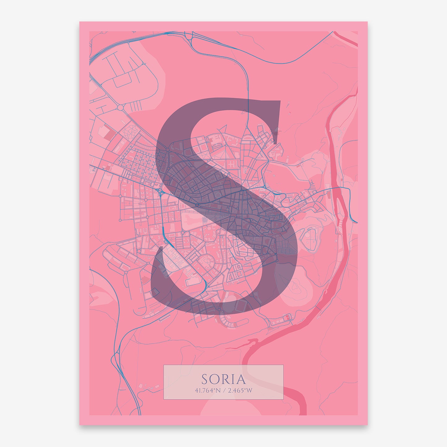 Soria Map V06 Tuscan / Frame / No