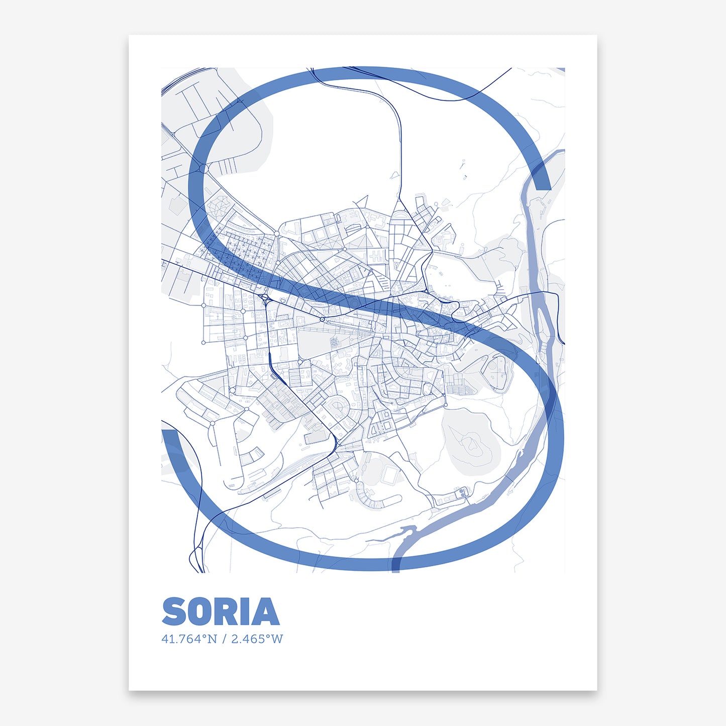 Soria Map V07 Med / No Frame / No