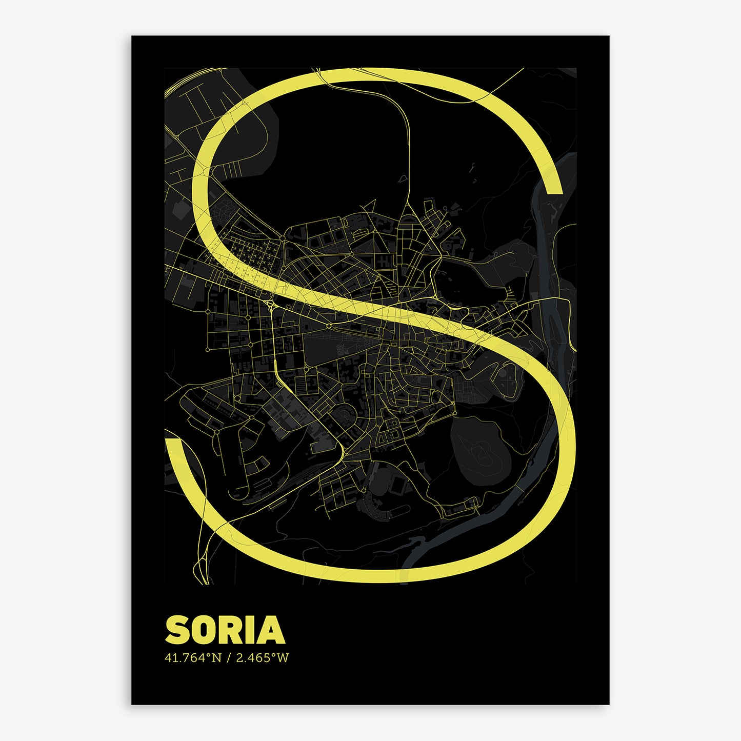 Soria Map V07 Night / No Frame / No