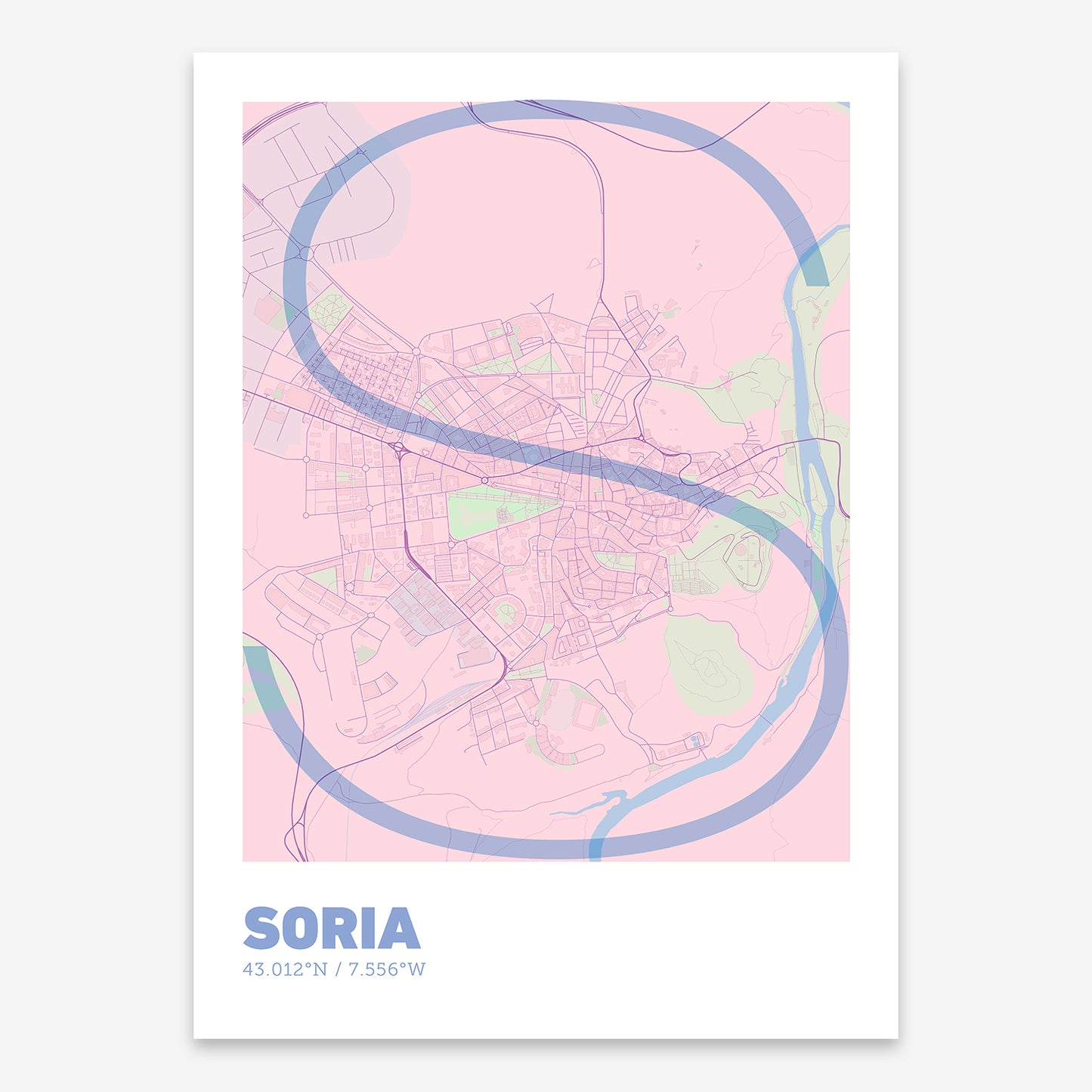 Soria Map V07 Nursery / No Frame / No