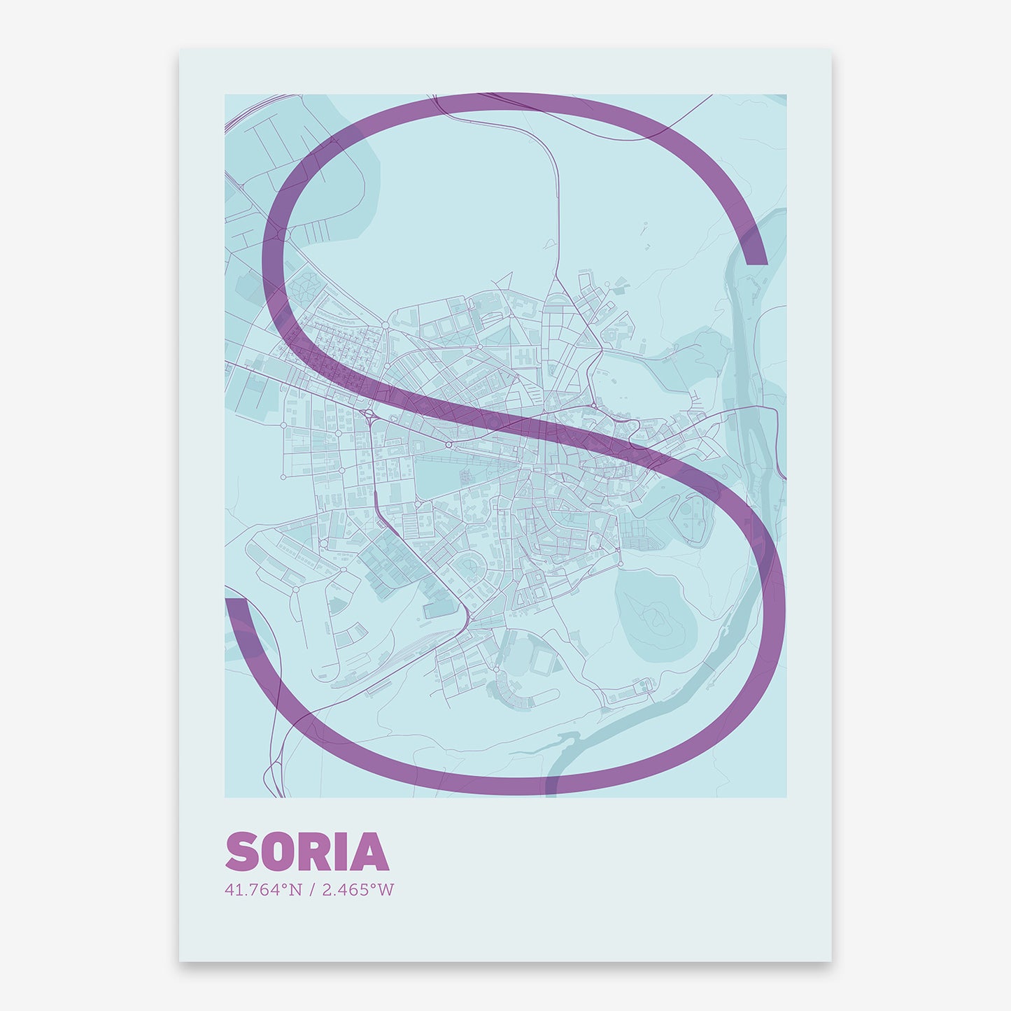 Soria Map V07 Shabby / No Frame / No