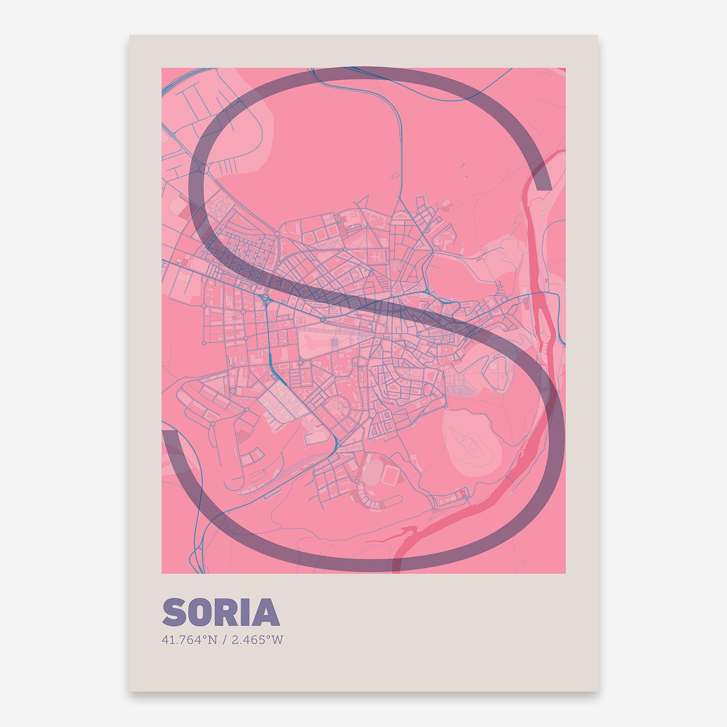 Soria Map V07 Tuscan / No Frame / No