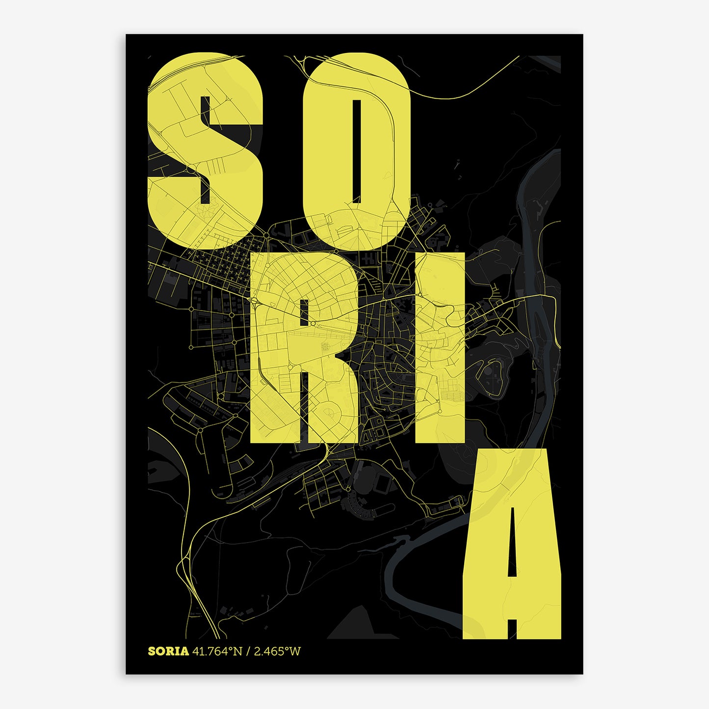 Soria Map V08 Night / No Frame / No