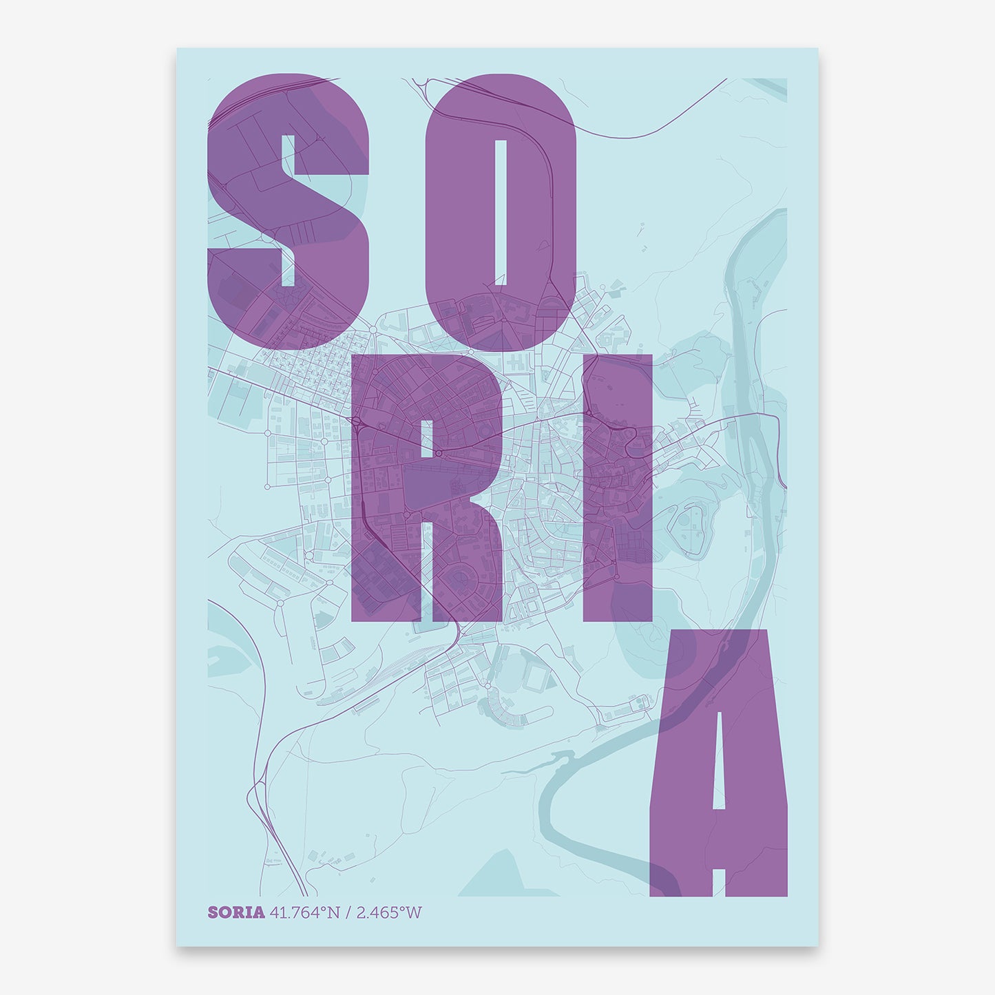 Soria Map V08 Shabby / No Frame / No