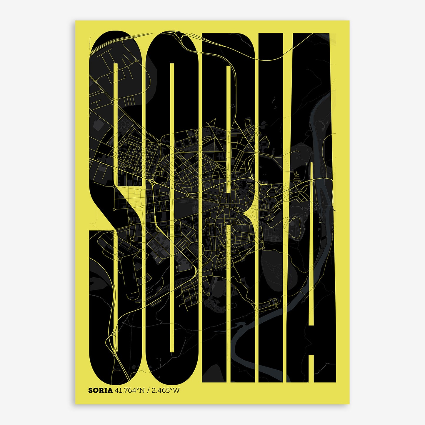 Soria Map V09 Night / Frame / No