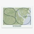 Sotogrande decorative poster – Ultra-fine typographic art