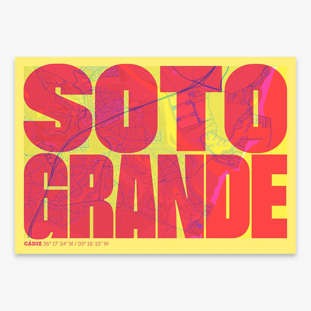 Sotogrande's graphic memory – Contemporary typographic print