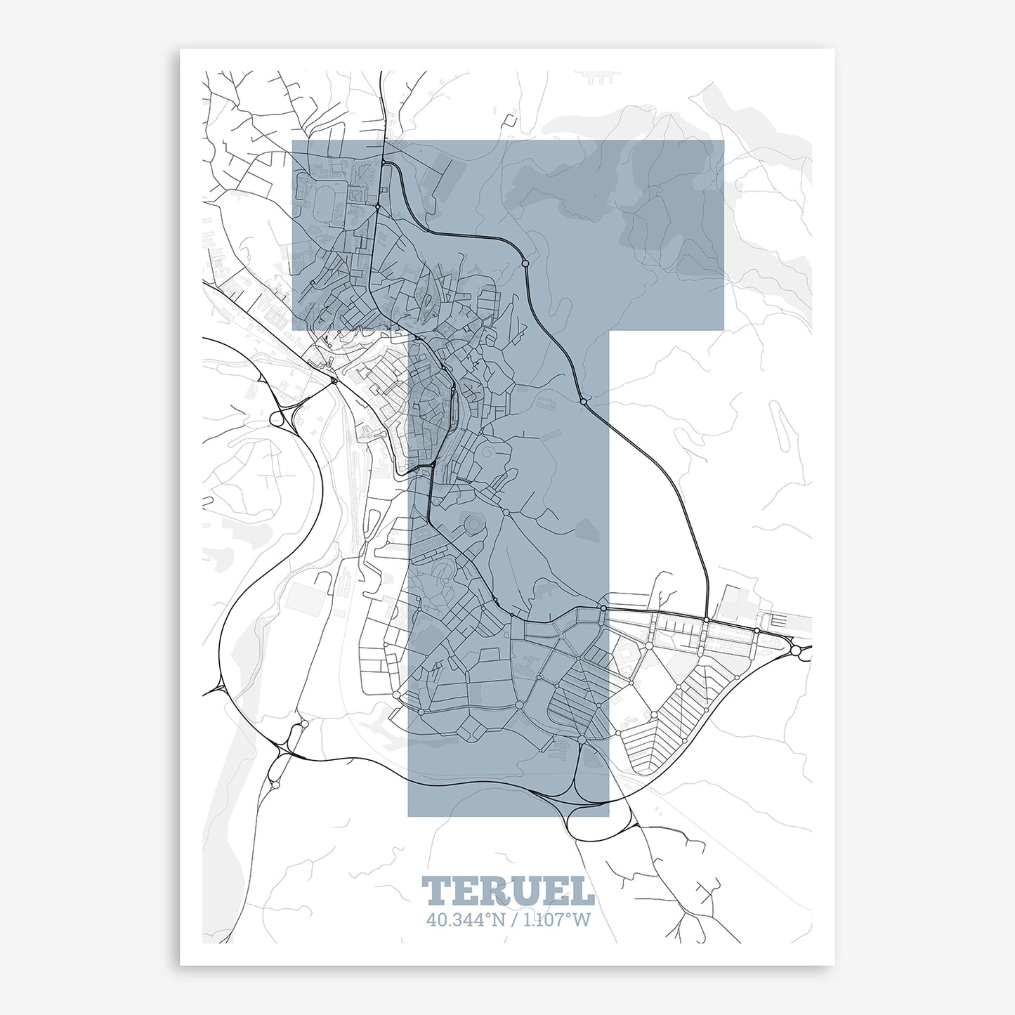 Teruel Map V02 Urban / No Frame / No