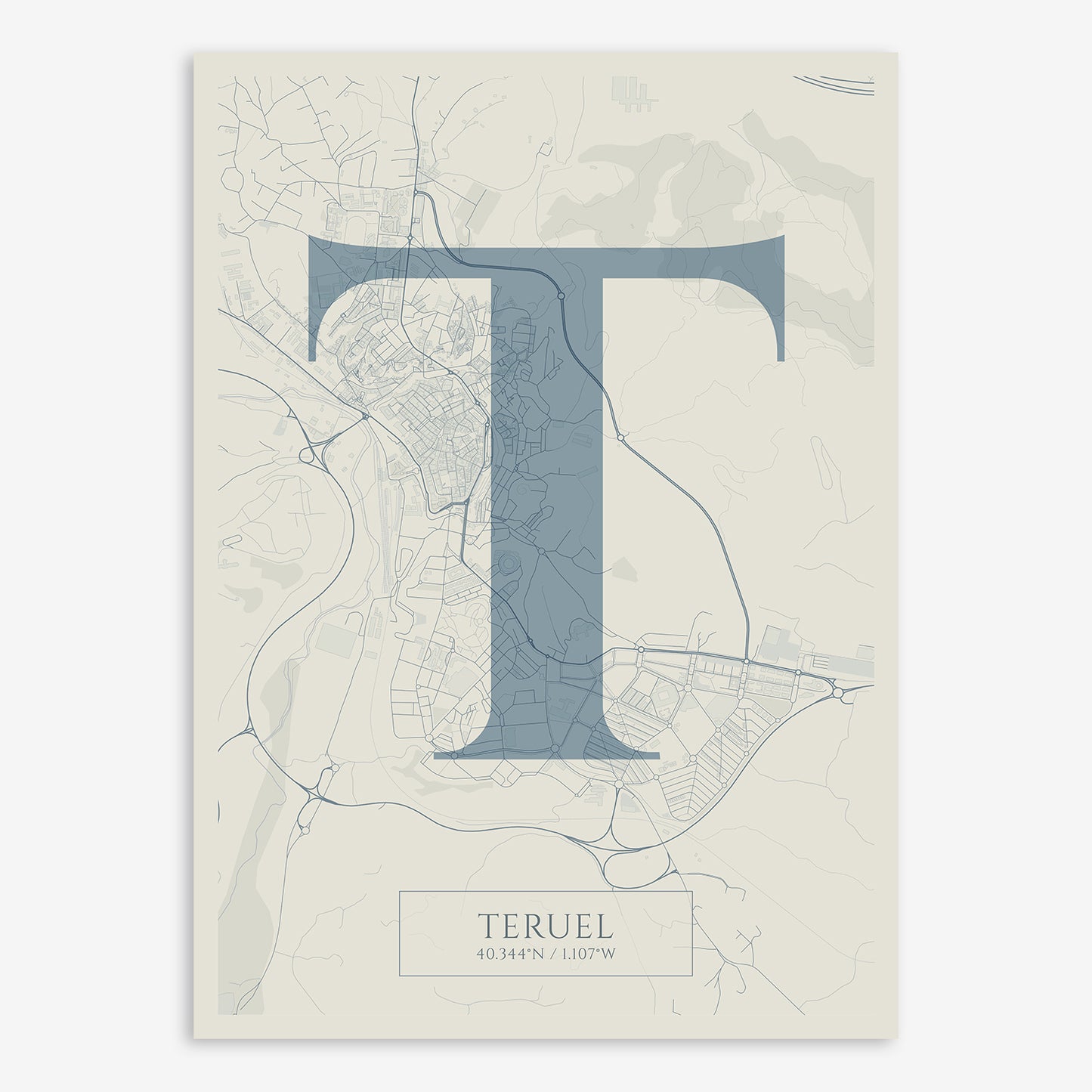 Teruel Map V06 Seaside / Frame / Yes