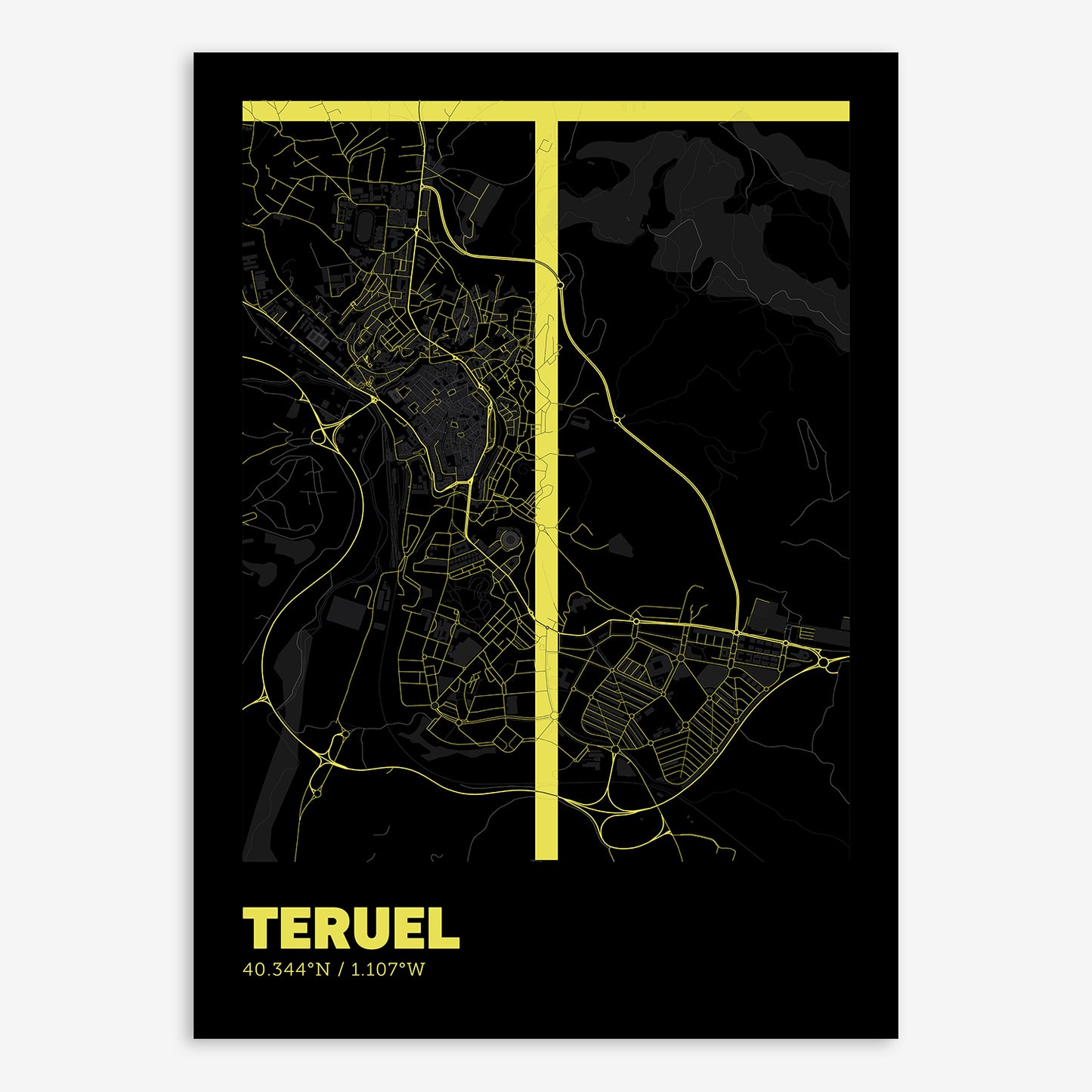 Teruel Map V07 Night / No Frame / No