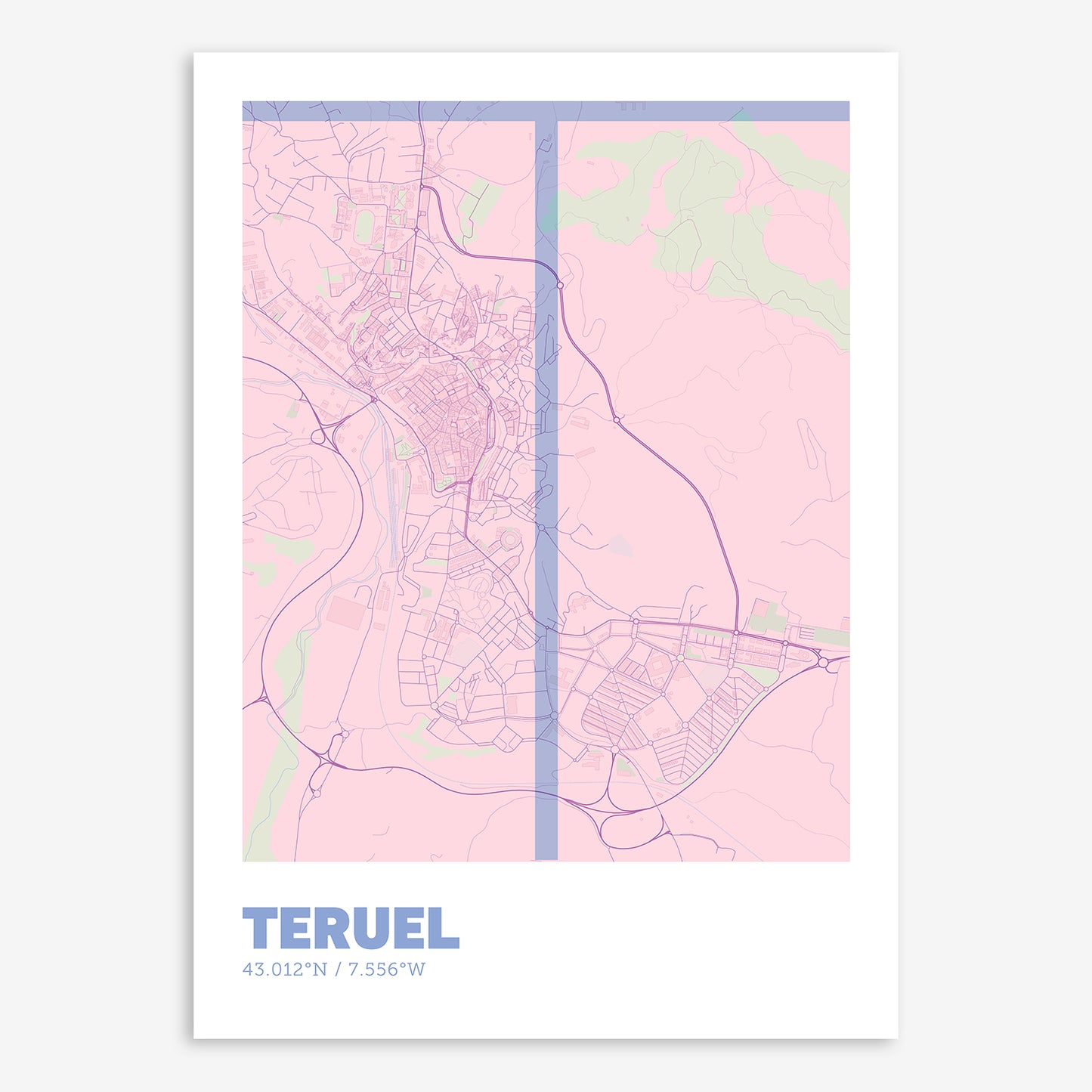 Teruel Map V07 Nursery / No Frame / No