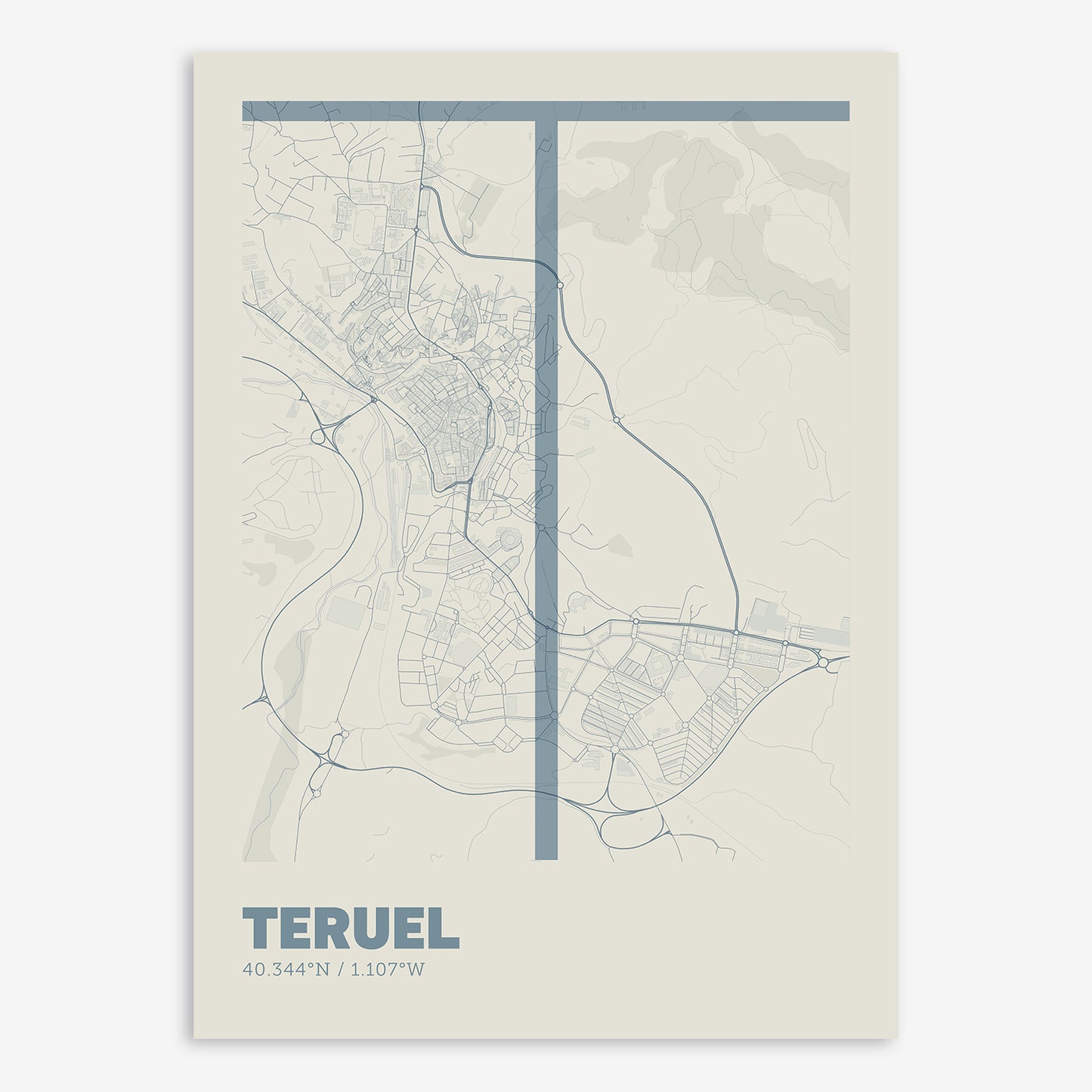 Teruel Map V07 Seaside / No Frame / No