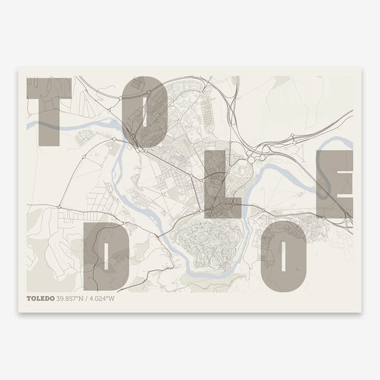 Toledo Map V08 rustic