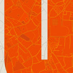 Detalle de la lámina tipográfica de Toledo, textura del papel Giclée