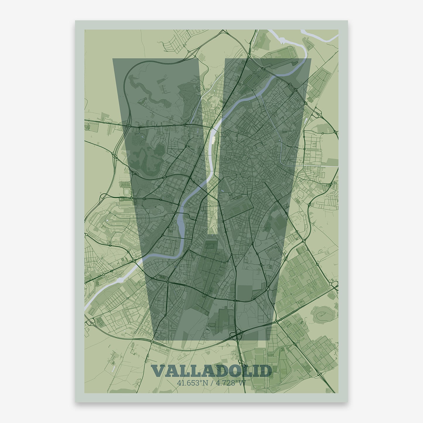 Valladolid Map V02 Kyoto / No Frame / No