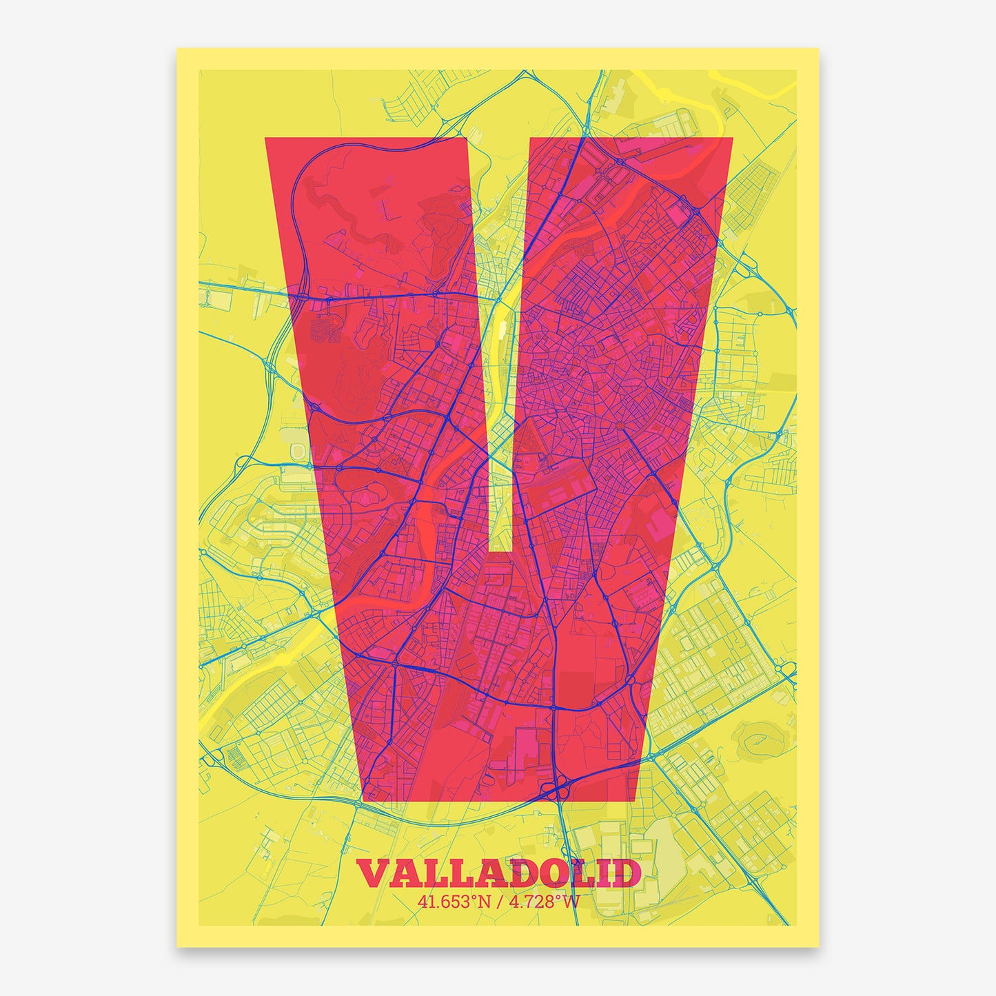 Valladolid Map V02 Miami / No Frame / No