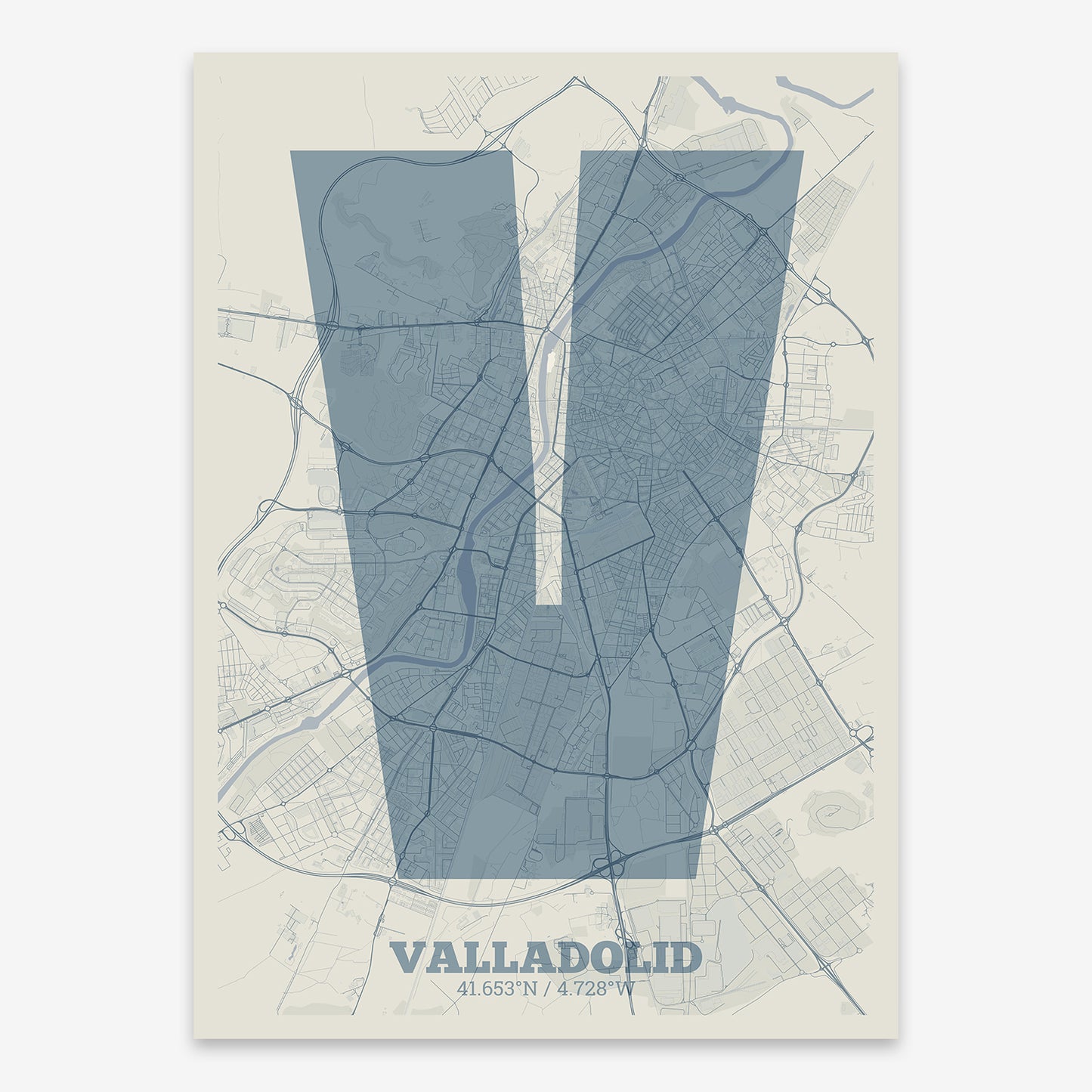 Valladolid Map V02 Seaside / No Frame / No