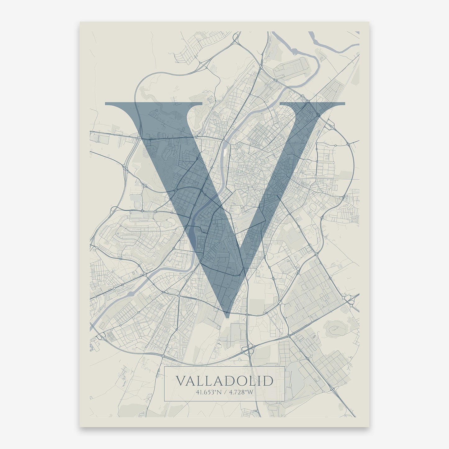 Valladolid Map V06 Seaside / Frame / No