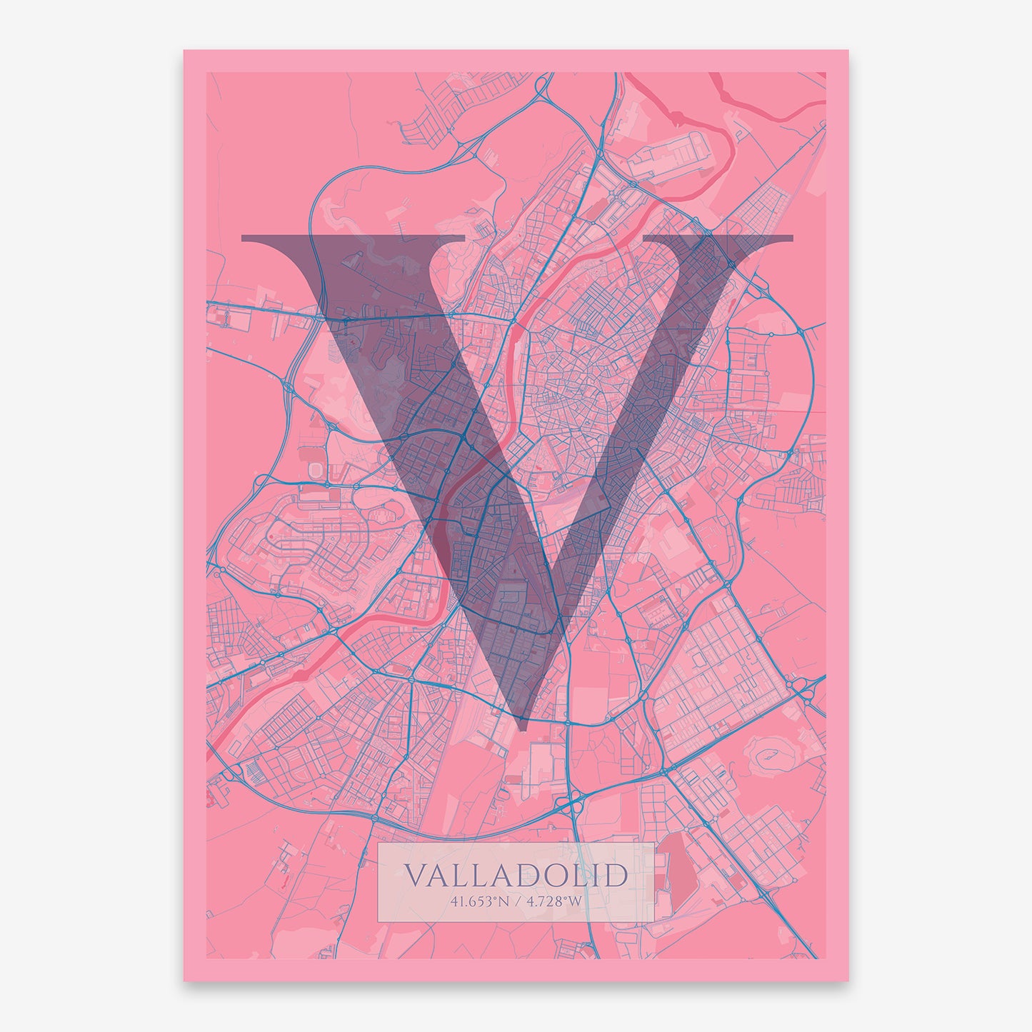 Valladolid Map V06 Tuscan / No Frame / No