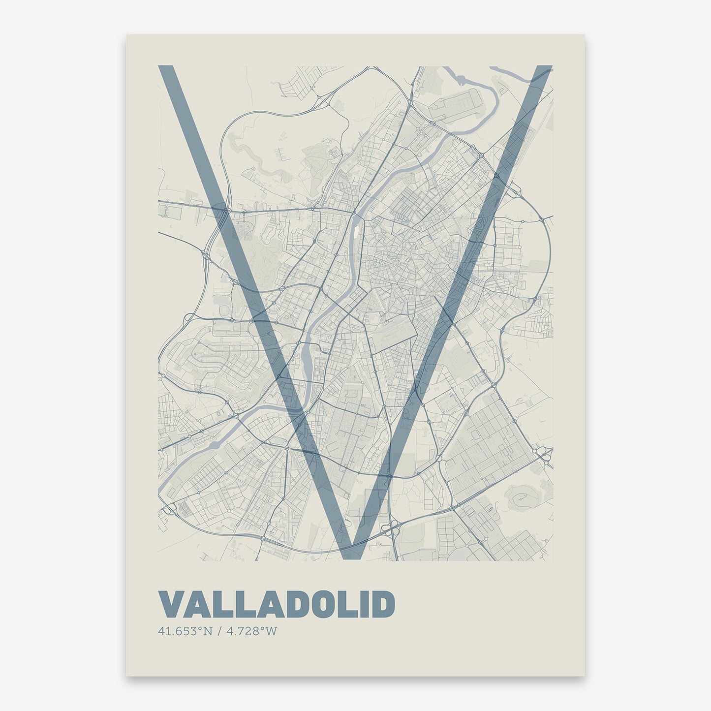 Valladolid Map V07 Seaside / No Frame / No