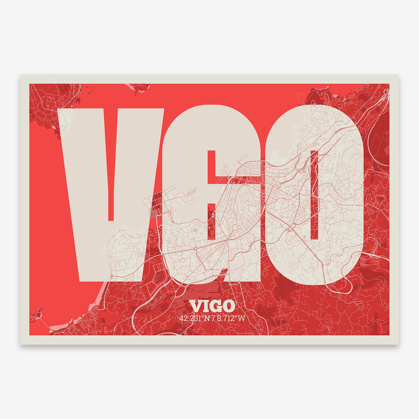 Vigo Map V02 Boho / No Frame / No