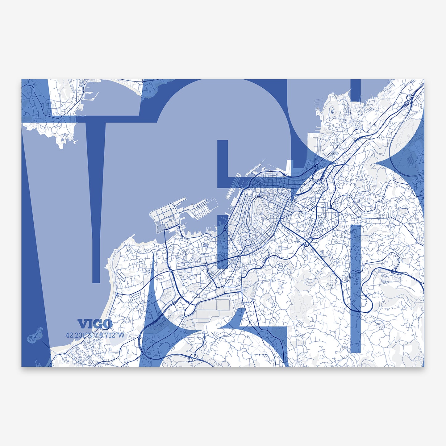 Vigo Map V03 Med / Frame / Yes