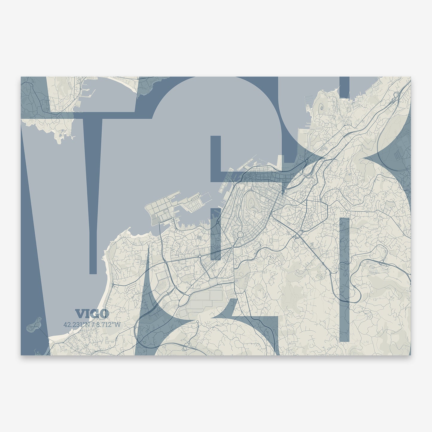 Vigo Map V03 Seaside / Frame / Yes