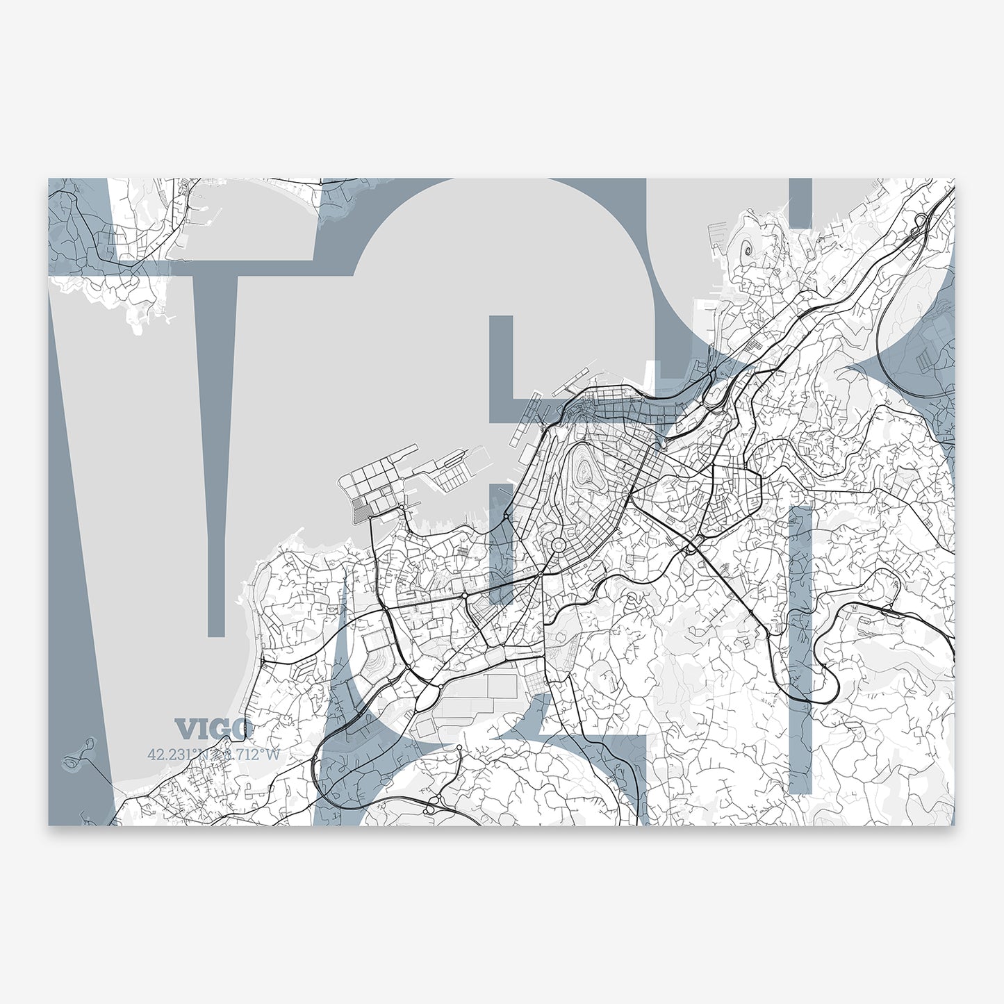 Vigo Map V03 Urban / No Frame / No