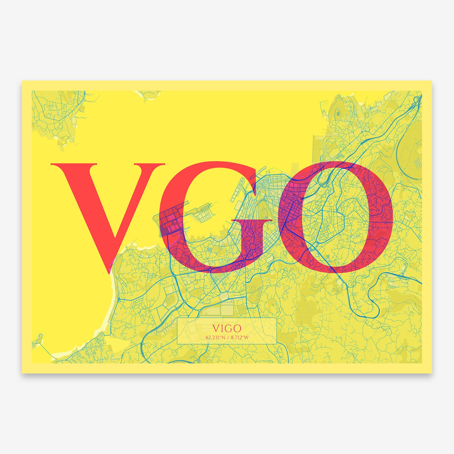 Vigo Map V06 Miami / No Frame / Yes