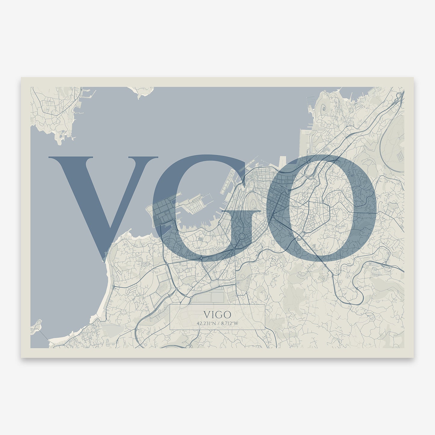 Vigo Map V06 Seaside / Frame / No