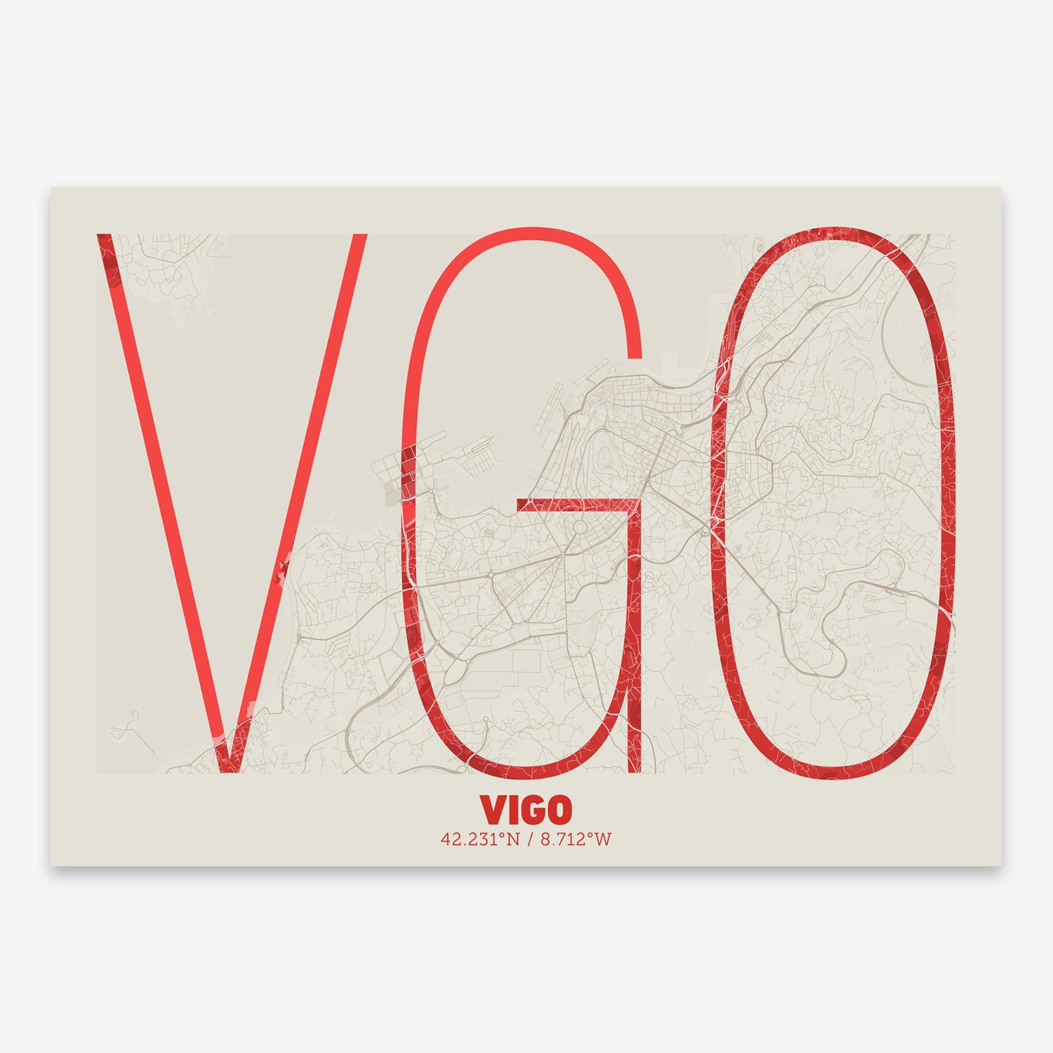 Vigo Map V07 Boho / No Frame / No