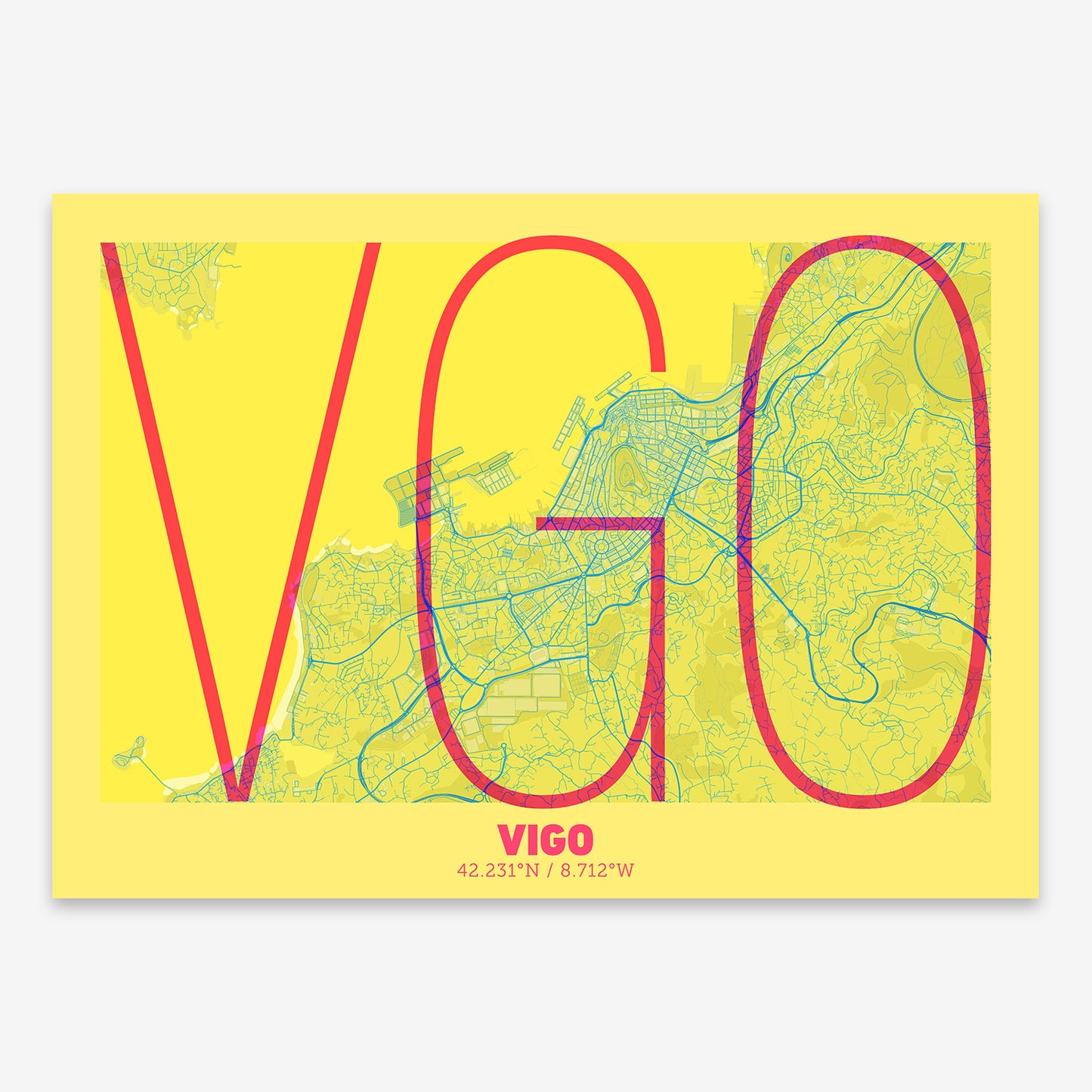 Vigo Map V07 Miami / No Frame / No