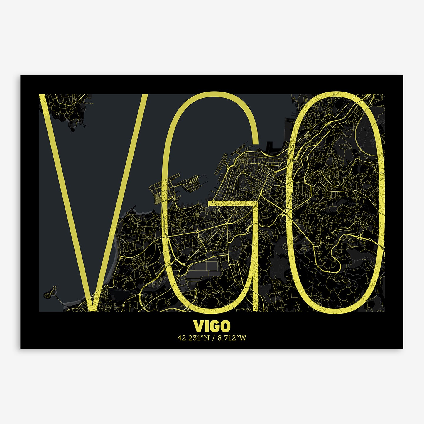 Vigo Map V07 Night / No Frame / No