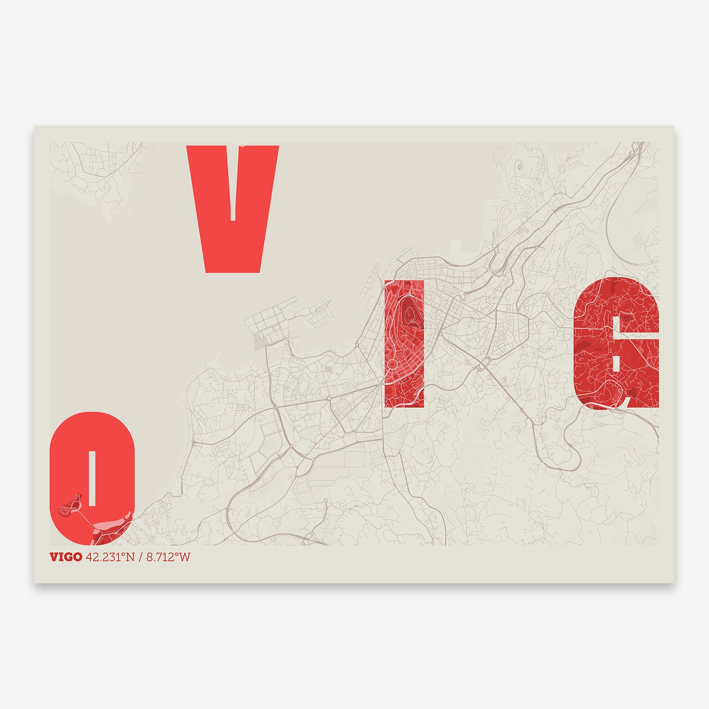 Vigo Map V08 Boho / Frame / No