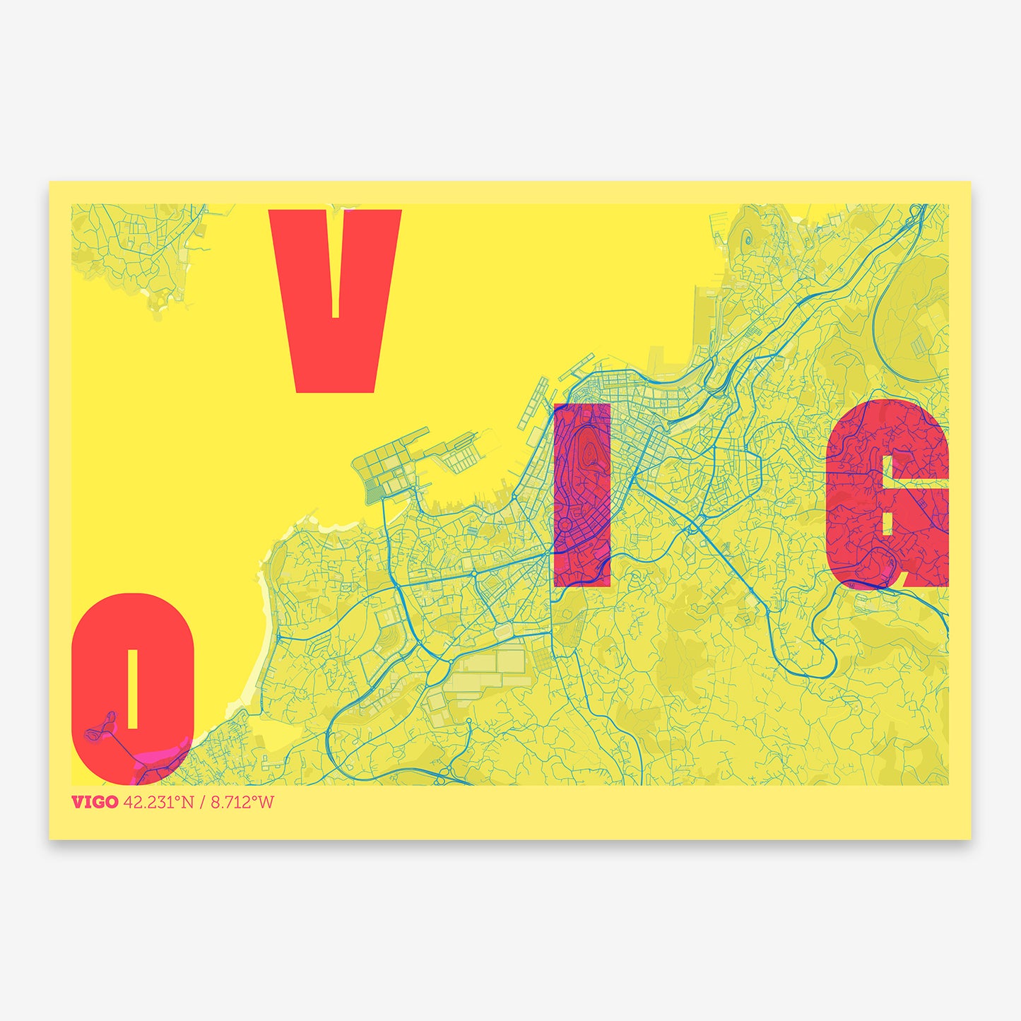 Vigo Map V08 Miami / No Frame / No