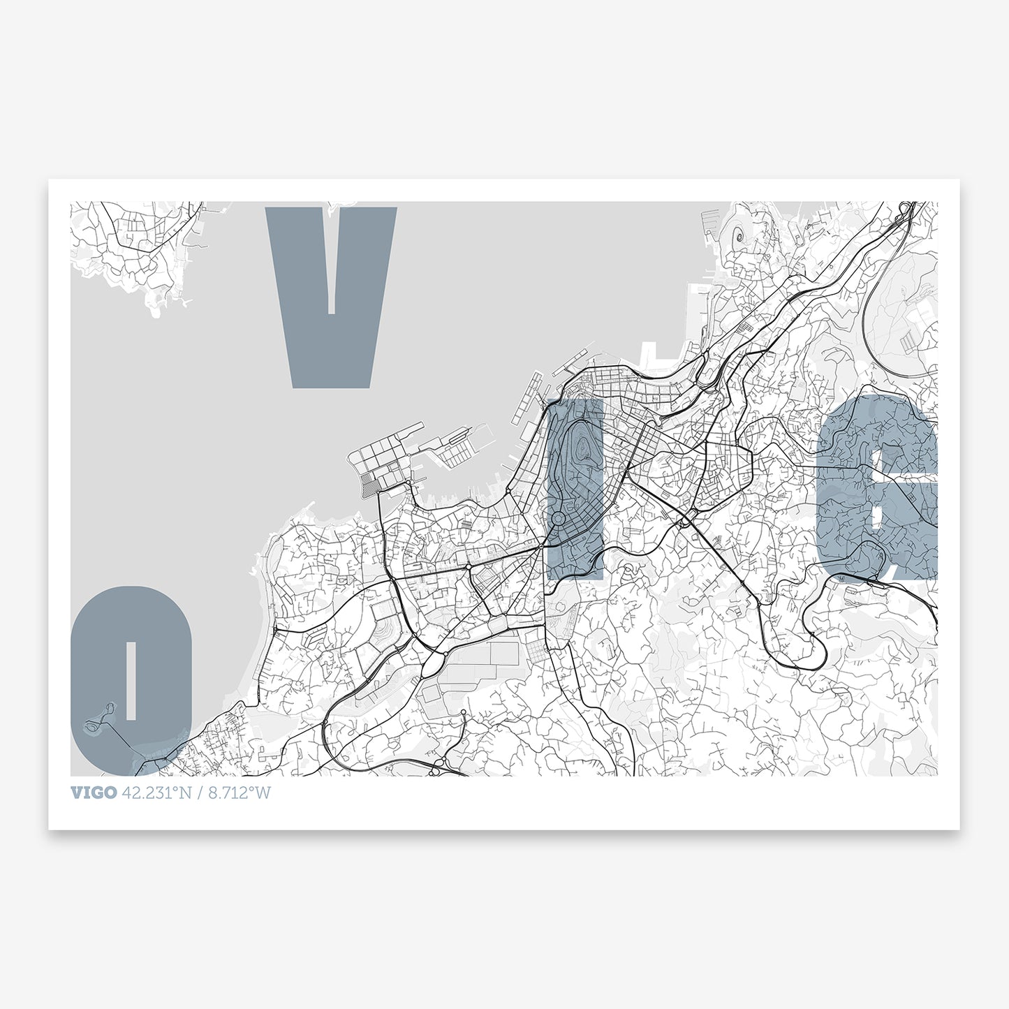 Vigo Map V08 Urban / No Frame / No