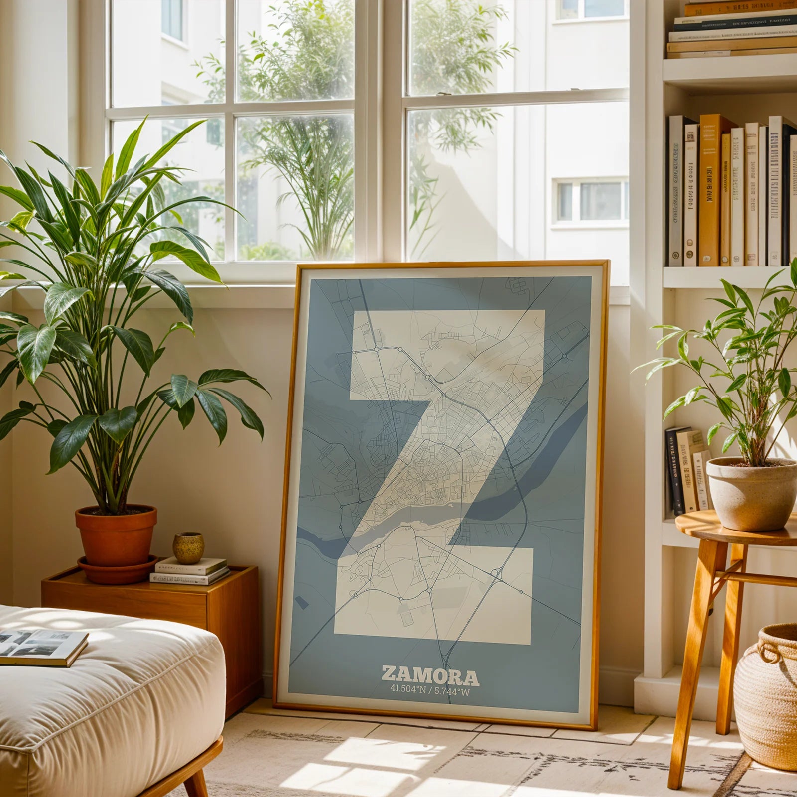 Lámina decorativa de Zamora – Arte tipográfico moderno