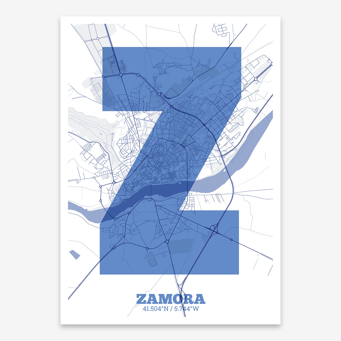 Zamora Map V02 Med / Frame / Yes