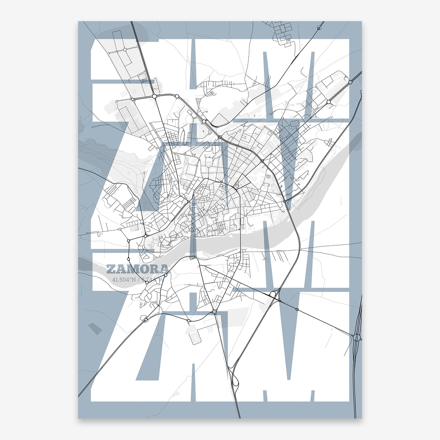 Zamora Map V03 Urban / No Frame / No