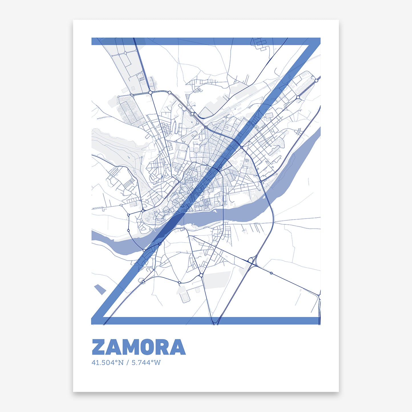 Zamora Map V07 Med / No Frame / No