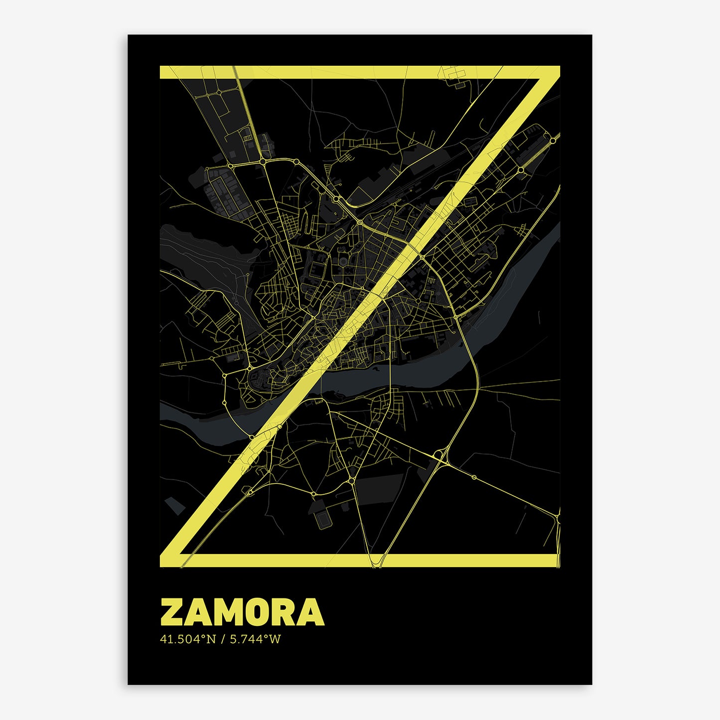 Zamora Map V07 Night / No Frame / No