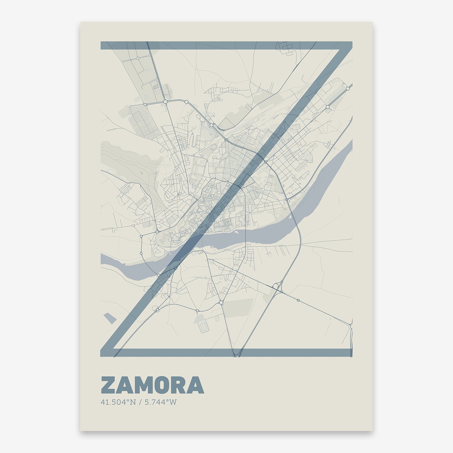 Zamora Map V07 Seaside / No Frame / No