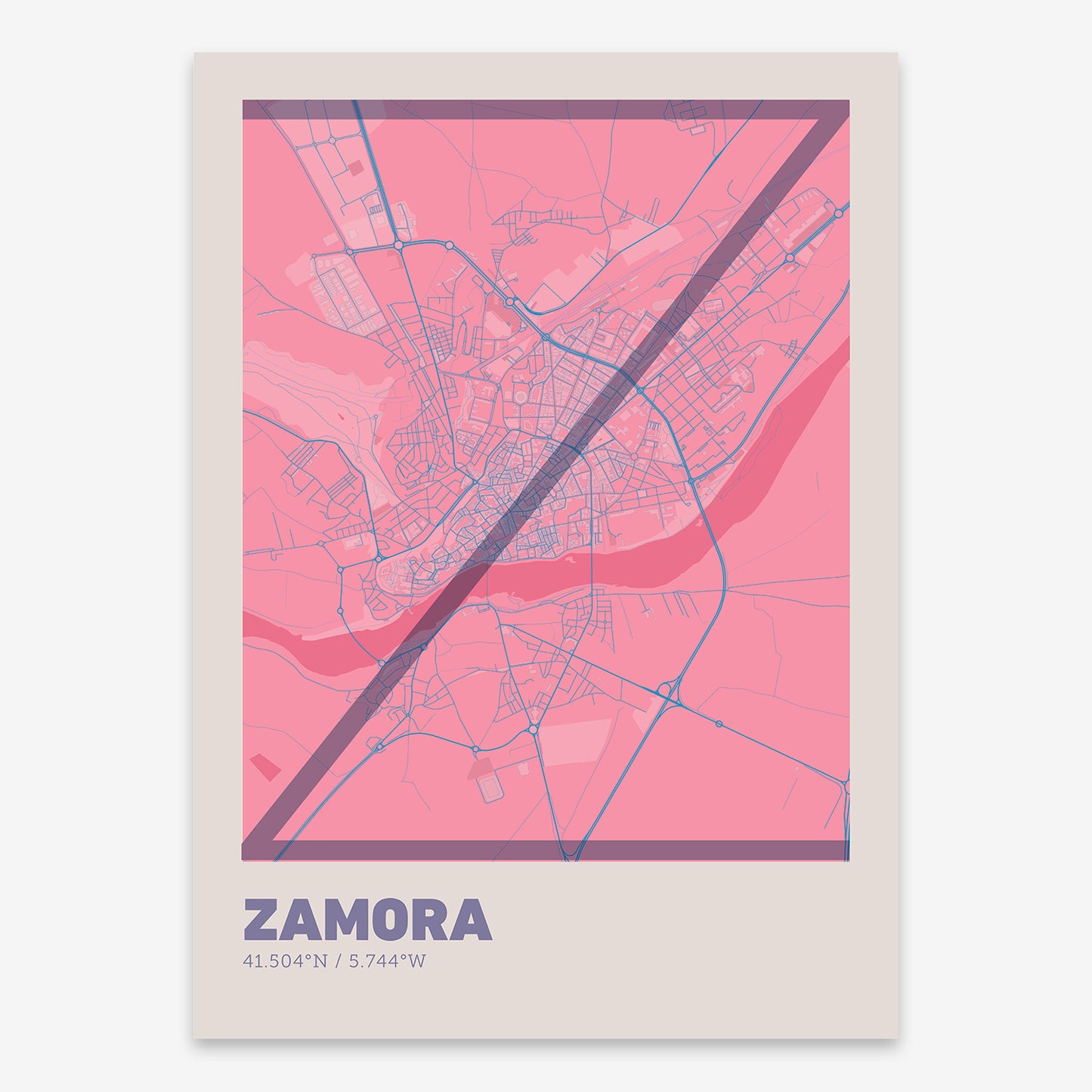 Zamora Map V07 Tuscan / No Frame / No