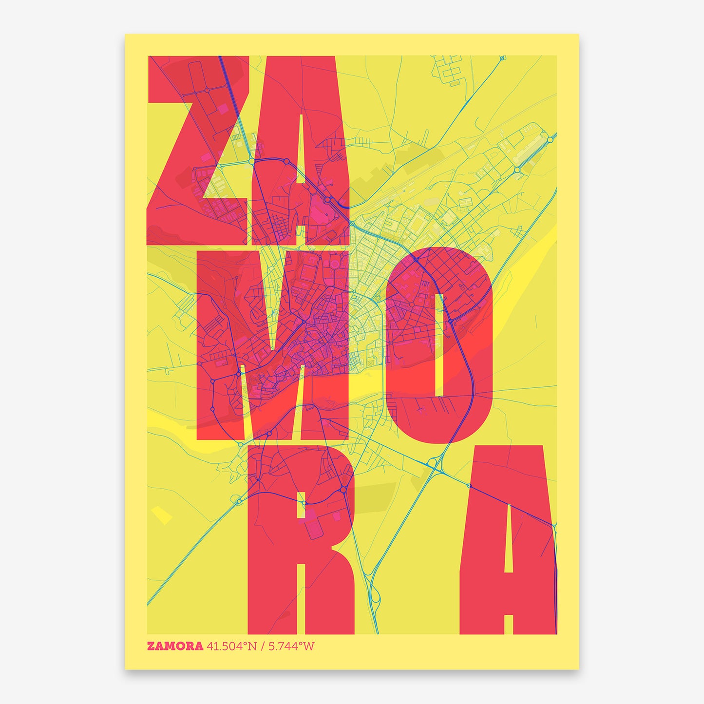 Zamora Map V08 Miami / No Frame / No