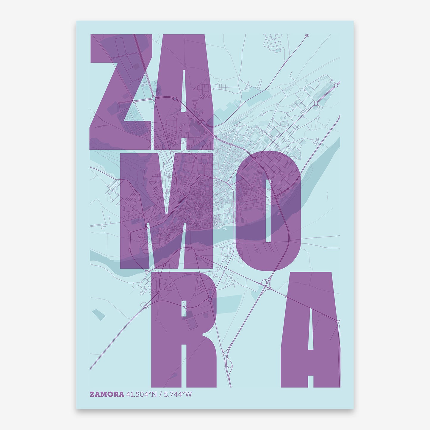 Zamora Map V08 Shabby / No Frame / No